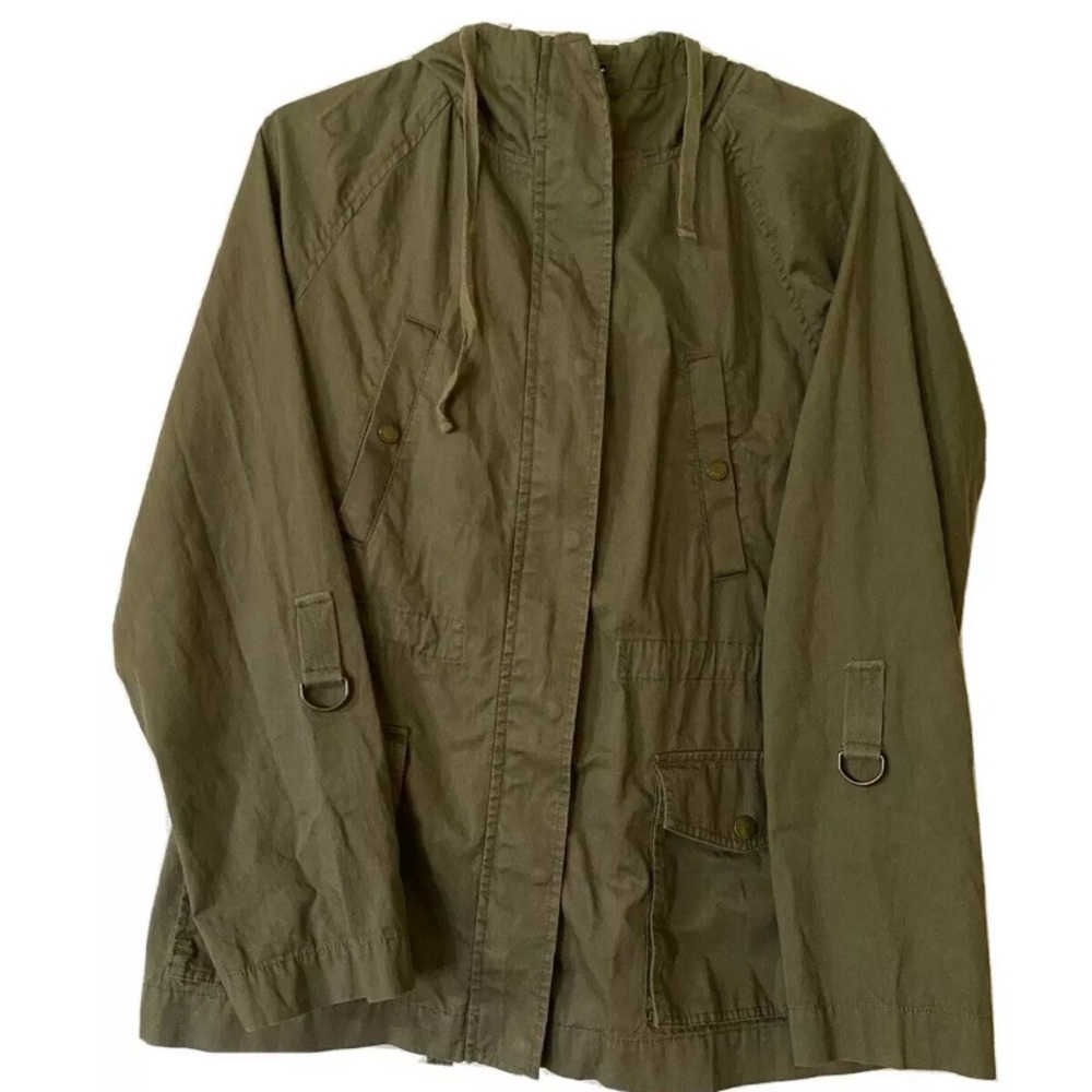 Tommy Hilfiger Cargo Jacket Military Green Hoodie
